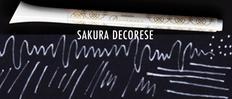 Sakura Decorese white Gel Pen – 0.6 mm