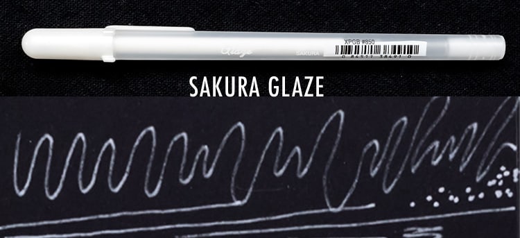 Sakura Glaze White Gel Pen