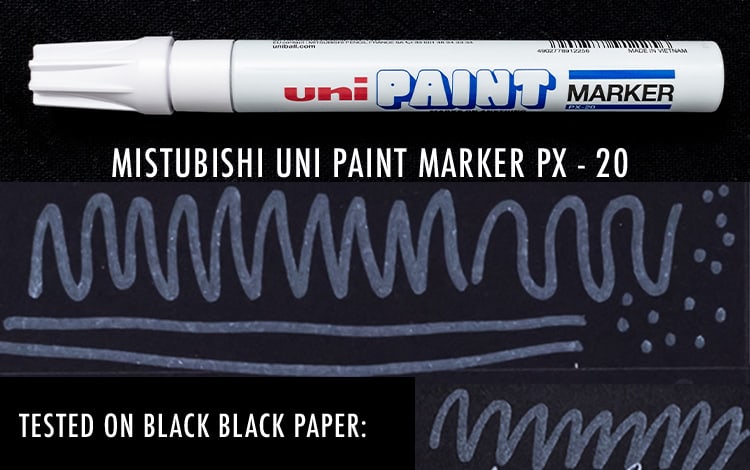Mistubishi Uni White Paint Marker px-20
