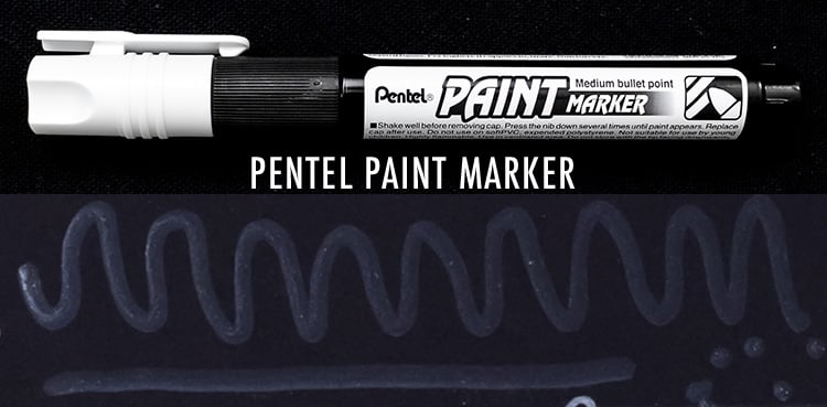 Pentel Paint Marker - Medium Point - White MMP20