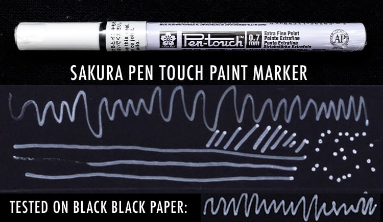 Sakura Pen Touch Paint Marker - Extra Fine 0.7mm - White