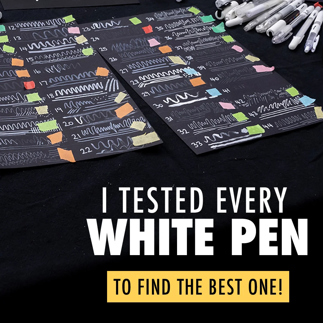 Mr. Pen- White Chalk Markers, 4 Pcs, Assorted size, Chalk Marker, Chalk Pen, Liquid Chalk Marker