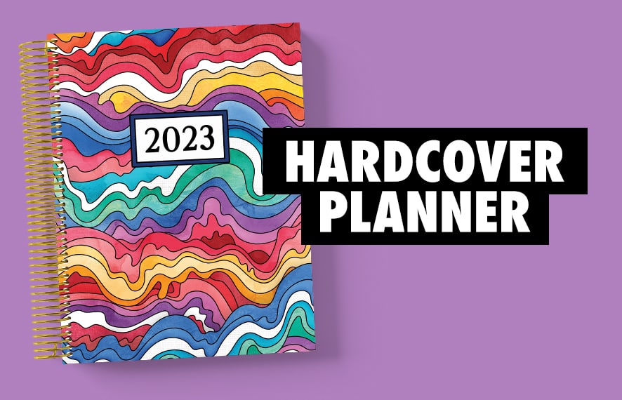 2023 Hardcover Coloring Planner - Sarah Renae Clark - Coloring