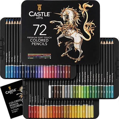 Castle Arts Premium Colored Pencils - Sarah Renae Clark - Coloring Book  Artist and Designer