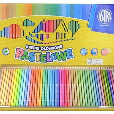 Astra Pastelowe Colored Pencils and Holbein 50 Set Of Pastel Tone
