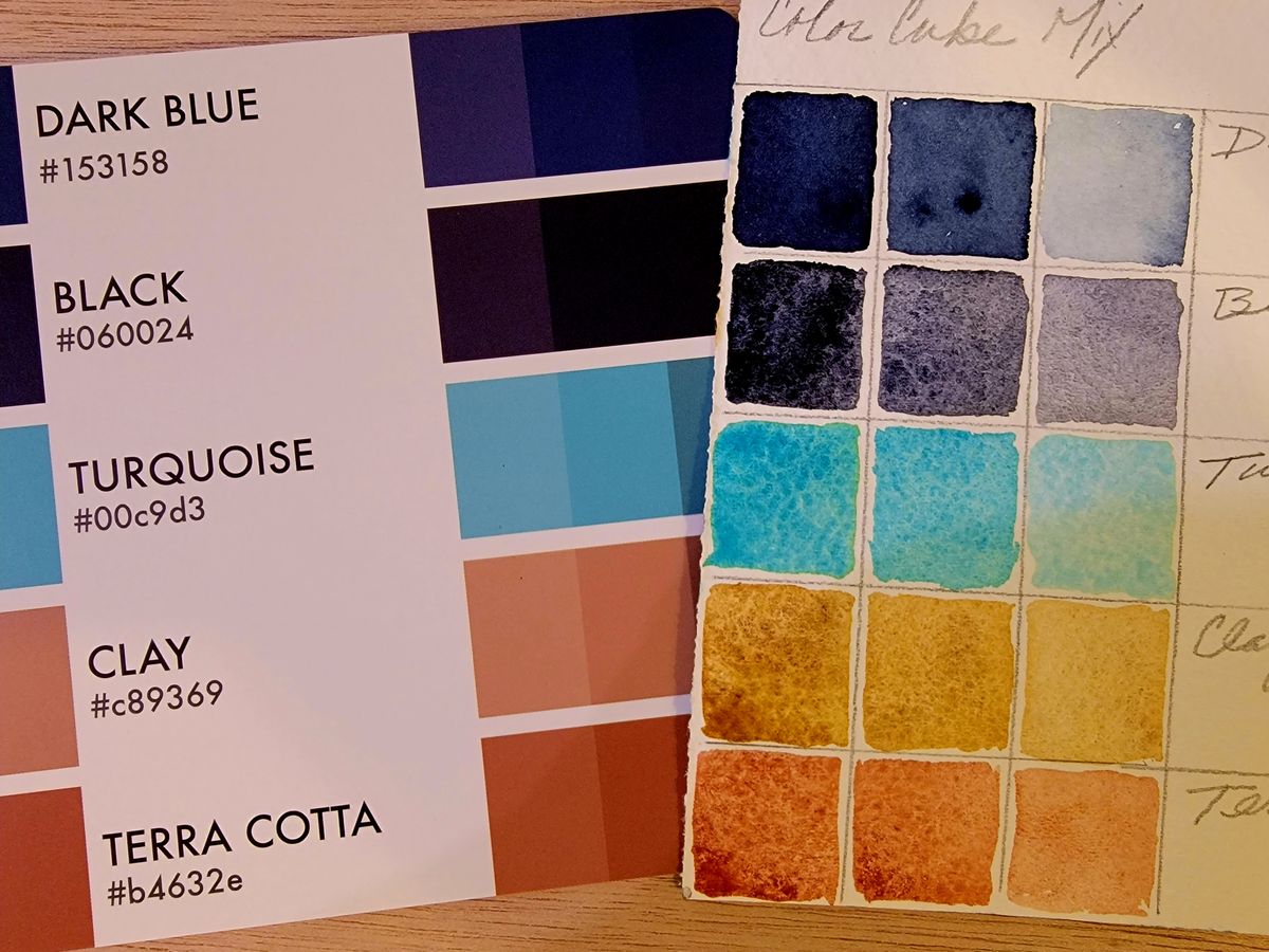 Let's use a color palette from the Sarah Renae Clark Color Cube