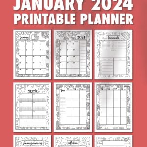 January Printable Planner for 2024