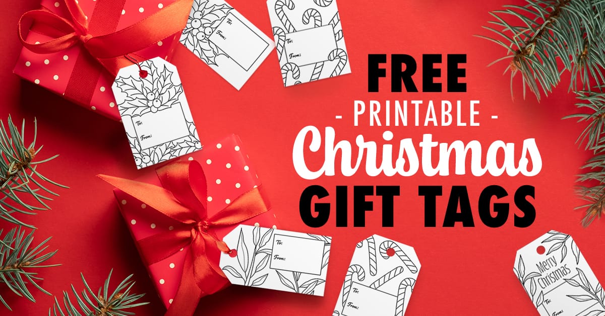 Free Christmas Gift Tags Printable - First Home Love Life