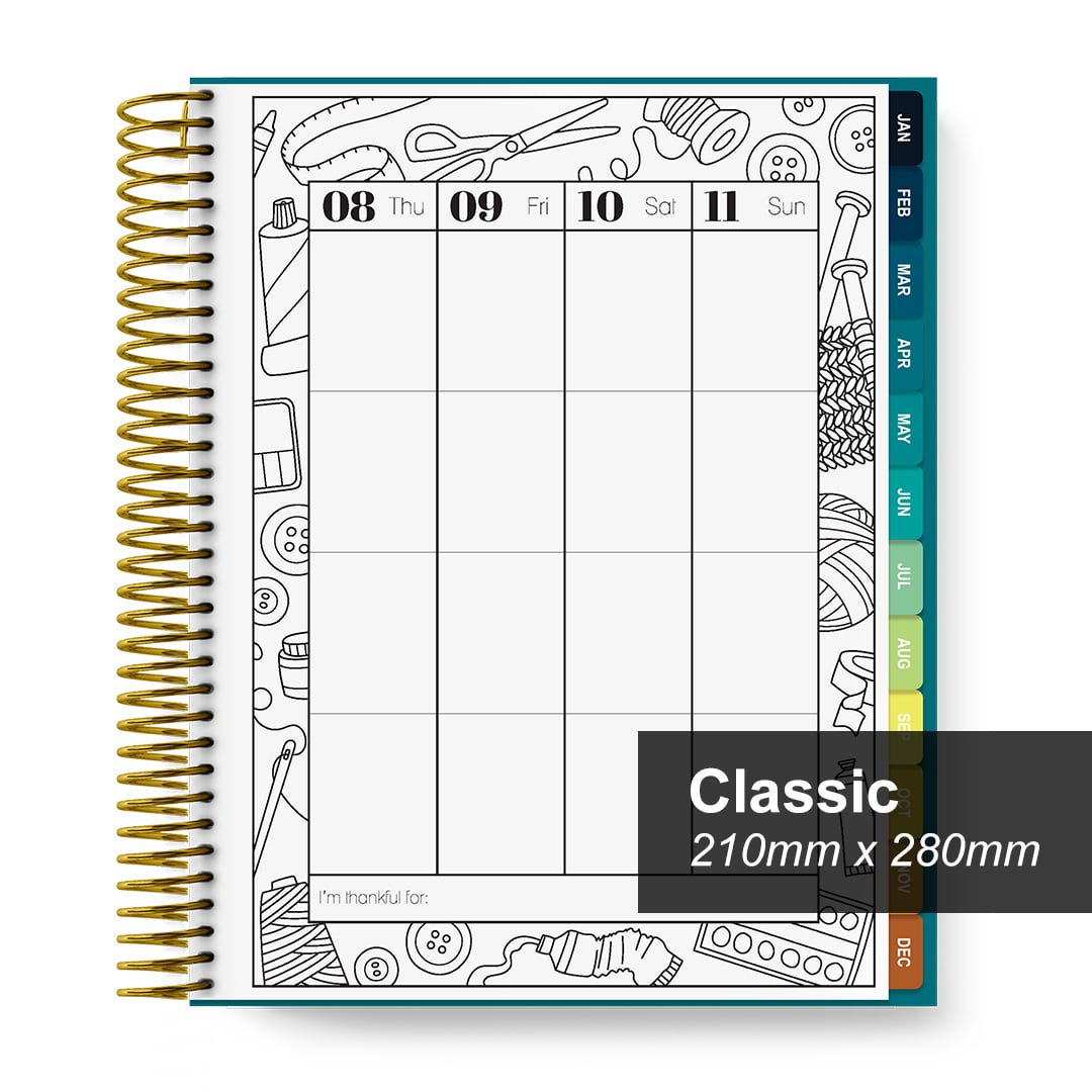 Classic Coloring Planner