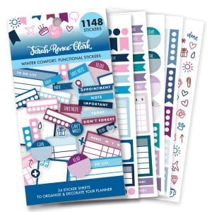 Winter Comfort: Functional Sticker Book