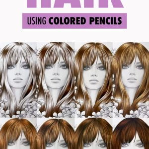 A beginner's tutorial by Claire Eadie on How to Color Hair using Faber-Castell Colored pencils.