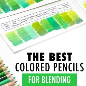 The Best Colored Pencils for Blending tested on 5 different papers with colored pencils included prismacolor premier, faber-castell polychromos ect.