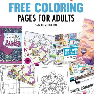 Over 65 Free Printable coloring pages to download and play with.