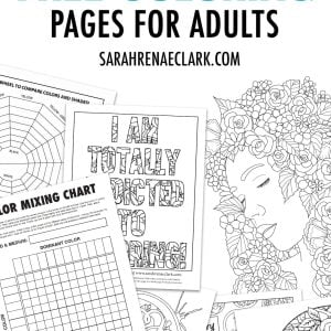 65+ Free printable coloring for adults