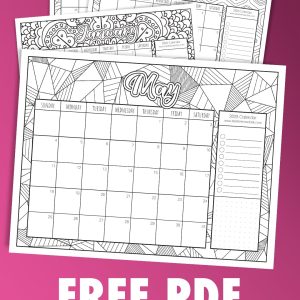 2025 Free coloring planner is finally here