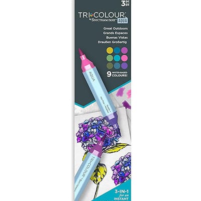 Spectrum Noir Tricolour Aqua waterbased markers