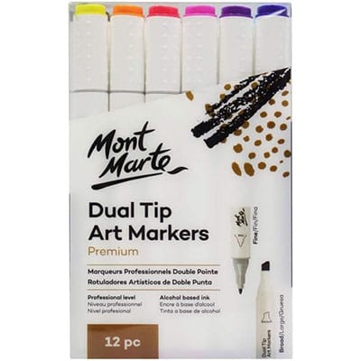 Mont Marte Dual Tip Premium Alcohol Markers