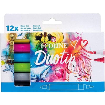 Ecoline Duotip waterbased markers