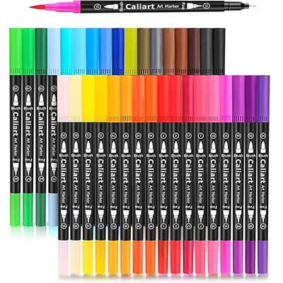 Caliart Dual Tip Brush Water-based Markers