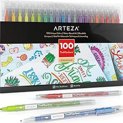 Arteza Trimarker Water-based Markers