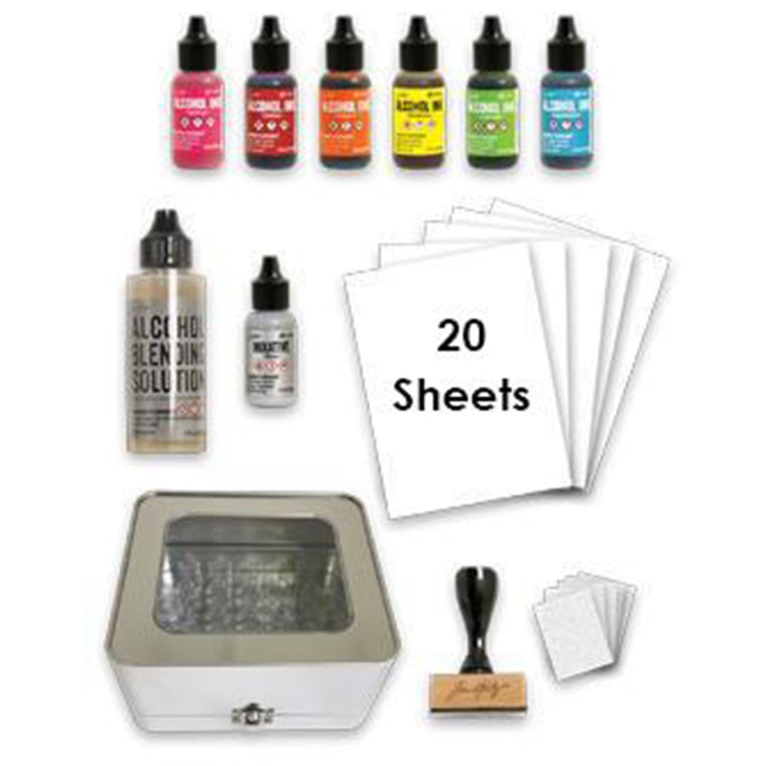 Tim Holtz Alcohol Ink Starter kit for beginner artist Christmas gift idea