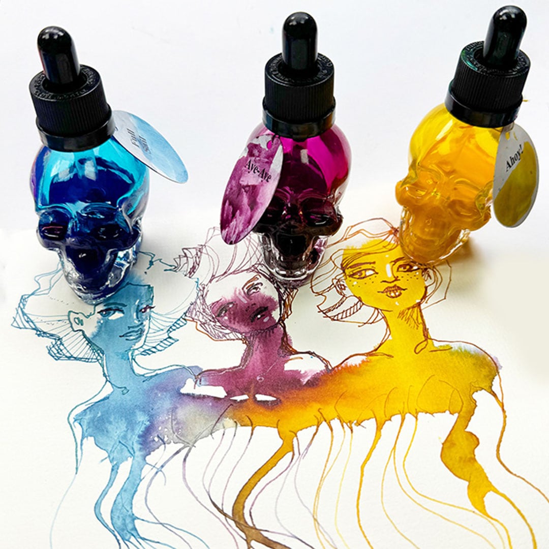 These tattoo waterproof inks would make for a wonderful Christmas gift for a crafty person in your life