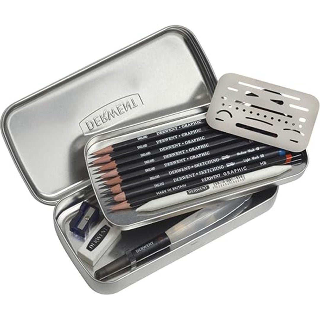 Derwent Sketching Set is a great Christmas gift for artist learning to draw