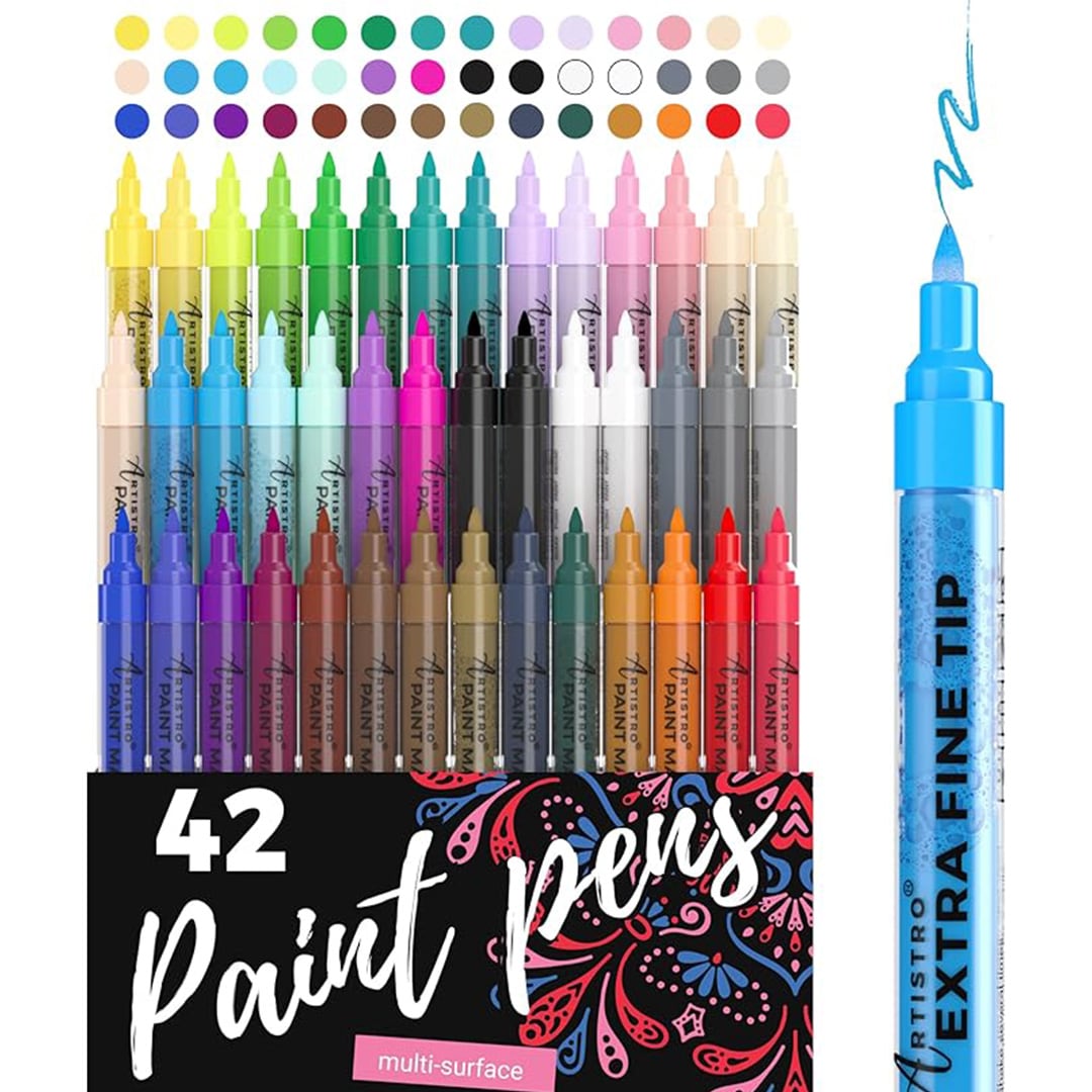 Artistro Acrylic paint pens - 42 Pack is a wonderful Christmas gift idea