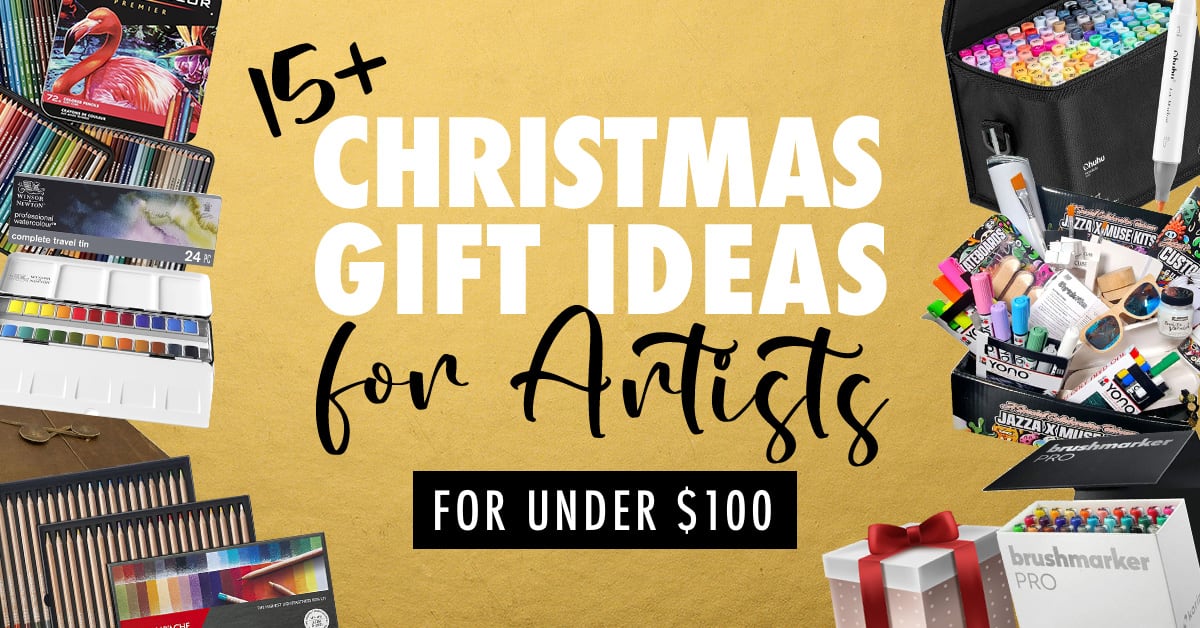 15+ creative Christmas gift ideas for artists for under $100