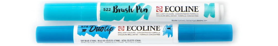 Ecoline Brush Pen and Ecoline Dual Pen