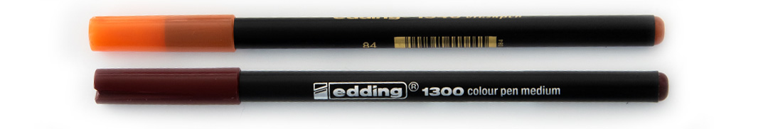 Edding 1300 Marker and 1340